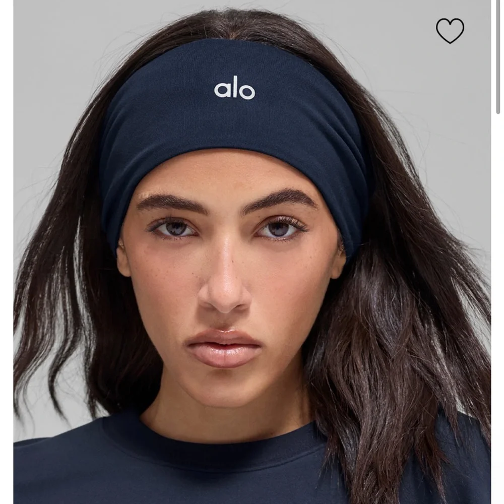 ALO Yoga Performance Conquer Headband - Navy